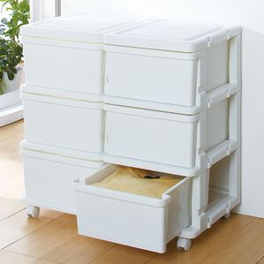 「新便利な３段チェスト（収納ケース・収納ボックス）」｜詳細画像