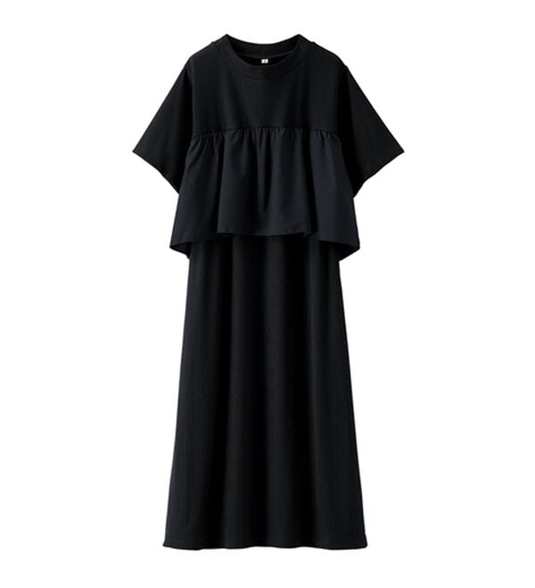 BELLUNA（ベルーナ）の「胸元フリルデザインワンピース（その他ワンピース）」｜詳細画像