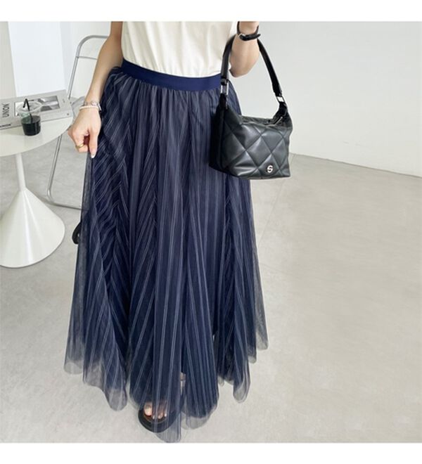 GeeRA（ジーラ）の「フレアーチュールロングスカート（ロングスカート）」｜詳細画像