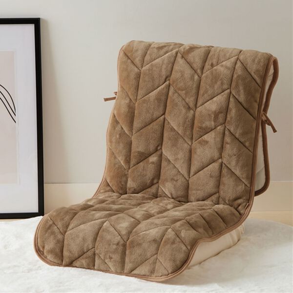 iellio（イエリオ）の「あったかフランネルチェアカバー＜座椅子カバー・こたつ椅子カバー・吸湿発熱・抗菌防臭＞（チェアカバー・チェアパッド）」｜詳細画像