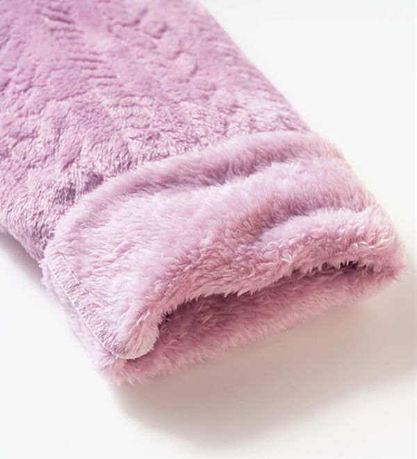 ルフラン（ルフラン）の「【ホカロン】首元までぽかぽかケーブル柄パジャマ（パジャマ・ルームウェア）」｜詳細画像