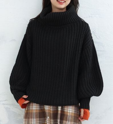 A HAPPY MARILYN（アハッピーマリリン）の「【Ｌ～４Ｌ】カラーを楽しむおしゃゆるチャンキーニット（ニット・セーター）」