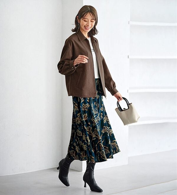 着映えプリントフレアスカート - ベルーナ【公式】