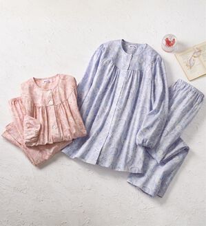「【２着組】日本製　なが～く使えるくつろぎパジャマ（パジャマ・ルームウェア）」｜2着組