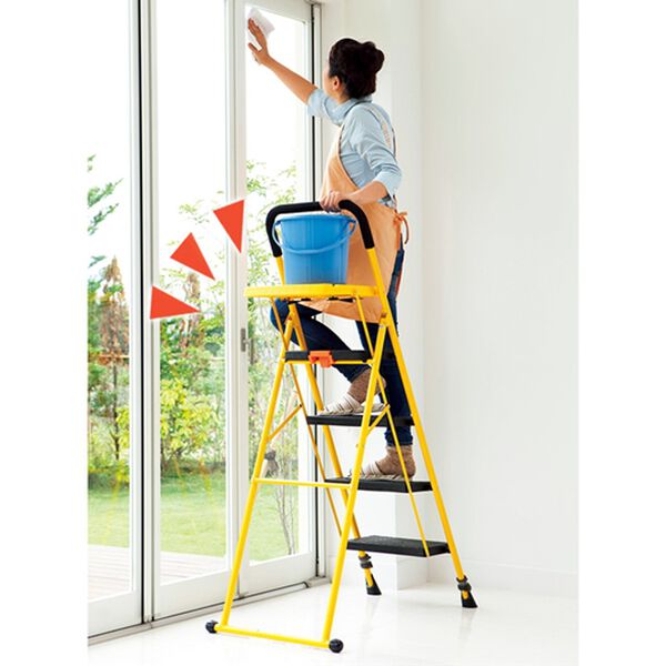 「便利なトレー付脚立（椅子・チェア・スツール）」｜詳細画像