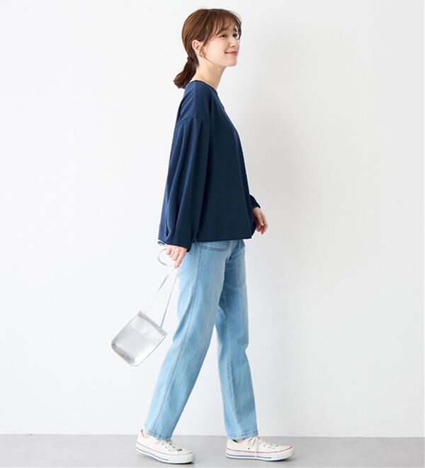 Viola e Viola（ヴィオラ エ ヴィオラ）の「【４つの機能付】楽キレイ袖タックブラウス（ブラウス）」｜詳細画像