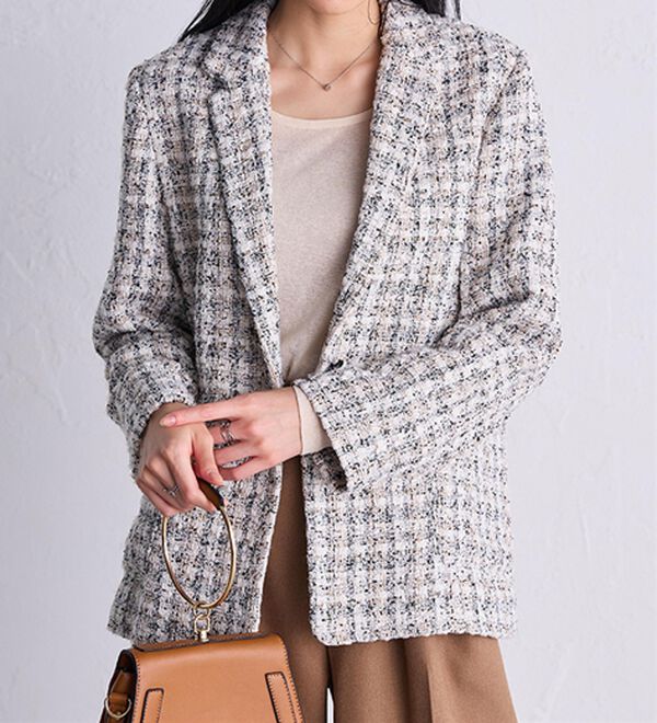 RANAN（ラナン）の「ツイードジャケット（テーラードジャケット）」｜詳細画像