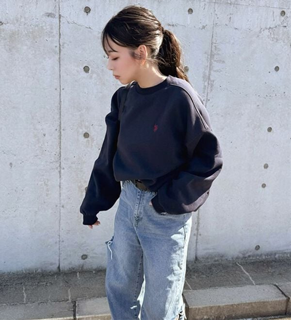 GeeRA（ジーラ）の「【U.S. POLO ASSN.】表ピーチ裏起毛スウェット（トレーナー・スウェット）」｜詳細画像