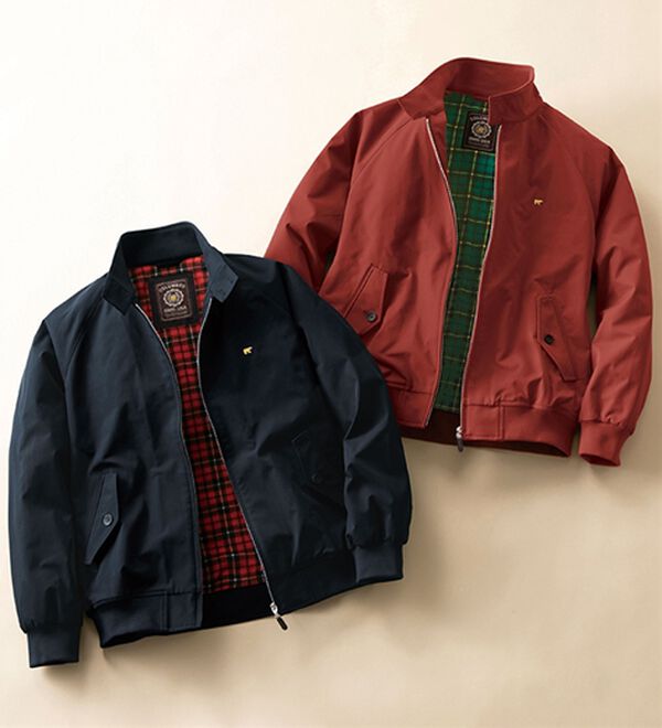 「＜ゴールデンベア＞裏フリース暖かスイングトップ（メンズブルゾン）」｜詳細画像