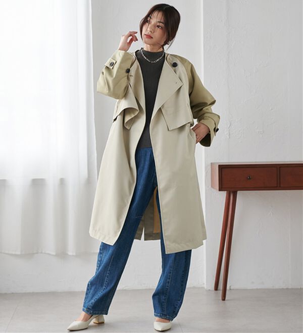 RANAN（ラナン）の「【2点セット】マルチウェイレイヤードコート（ロングコート）」｜詳細画像