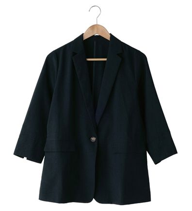 BELLUNA（ベルーナ）の「麻調素材テーラードジャケット（その他ジャケット）」