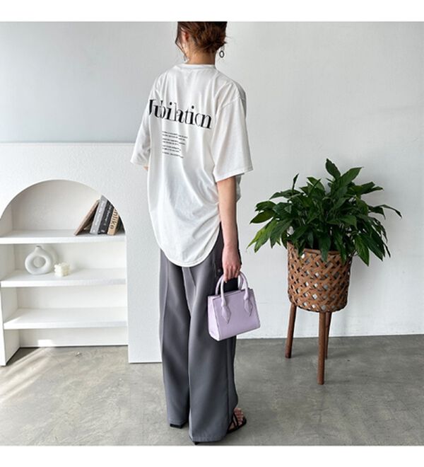 GeeRA（ジーラ）の「プリントチュニックＴシャツ（カットソー）」｜詳細画像