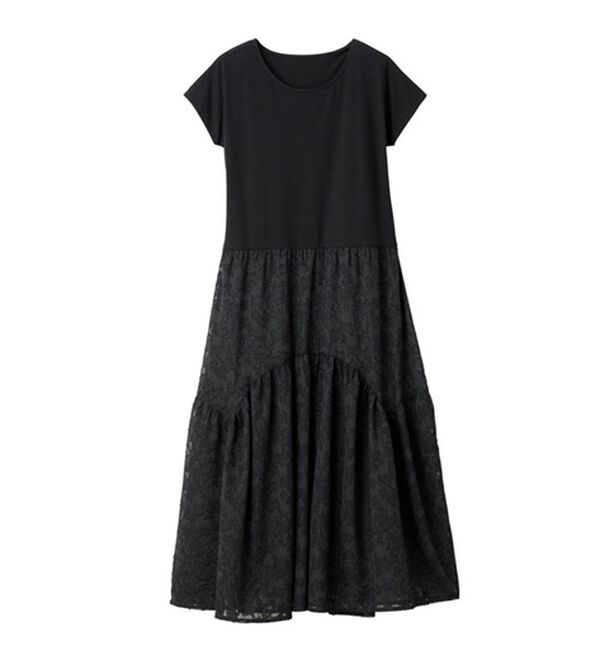 RANAN（ラナン）の「ひんやり！ジャカードドッキングワンピース（ドッキングワンピース）」｜詳細画像