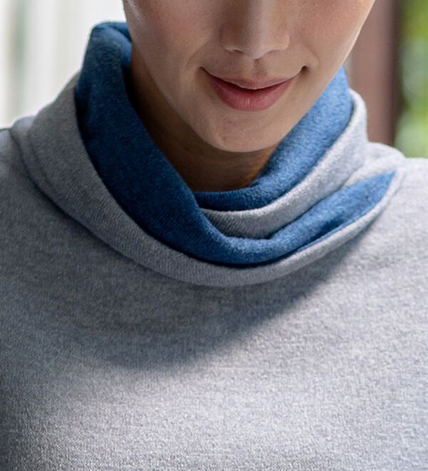 BELLUNA（ベルーナ）の「衿デザイン配色チュニック（チュニック）」｜詳細画像