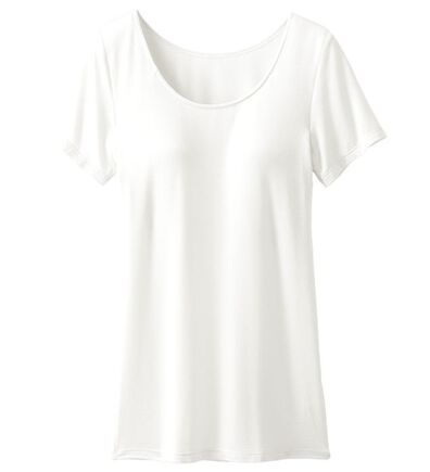 LAVIENNE（ラヴィエンヌ）の「ひんやり背中フリー　カップ付きインナー（汗取りインナー）　＜ラヴィクール＞（肌着・インナーウェア）」