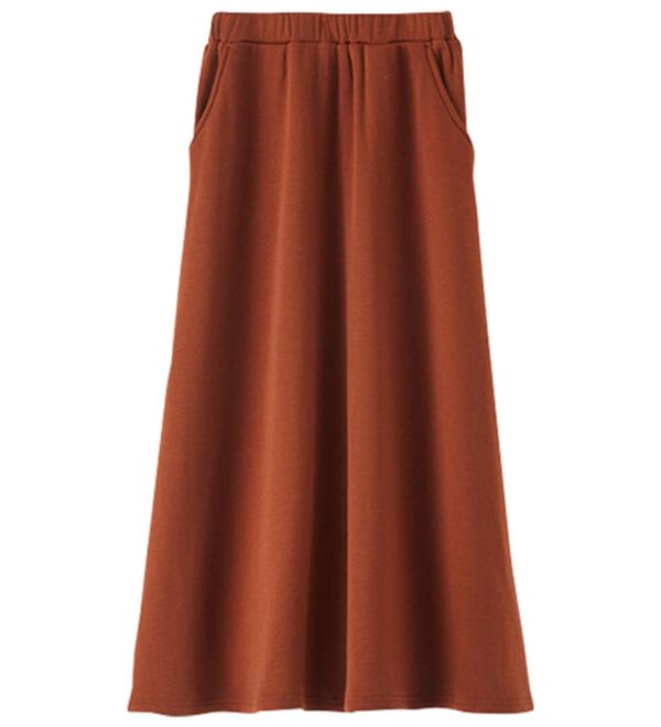 BELLUNA（ベルーナ）の「あったか裏ファー素材ロング丈スカート（ロングスカート）」｜詳細画像