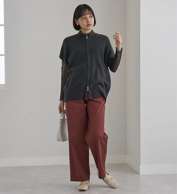 BELLUNA（ベルーナ）の「大人のきれいめベイカーチノパンツ（フルレングスパンツ）」｜詳細画像