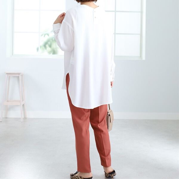 BELLUNA（ベルーナ）の「リブ切替デザインチュニック（チュニック）」｜詳細画像