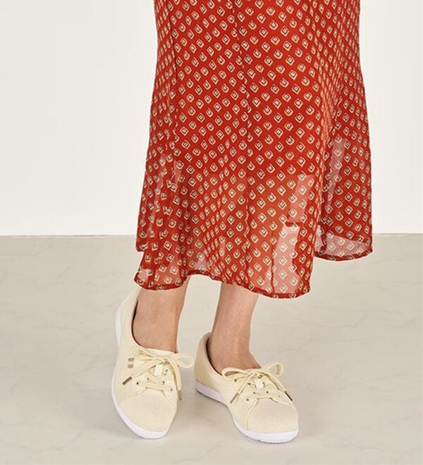 ルフラン（ルフラン）の「やわらかニットのバレエスニーカー（フラットシューズ）」｜詳細画像