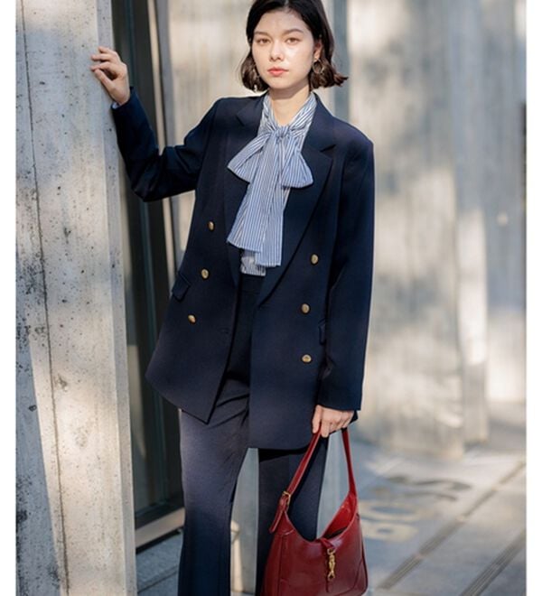 GeeRA（ジーラ）の「【入卒式/セレモニー】着回しベスト＆ジャケットセットスーツ（パンツスーツ）」｜詳細画像