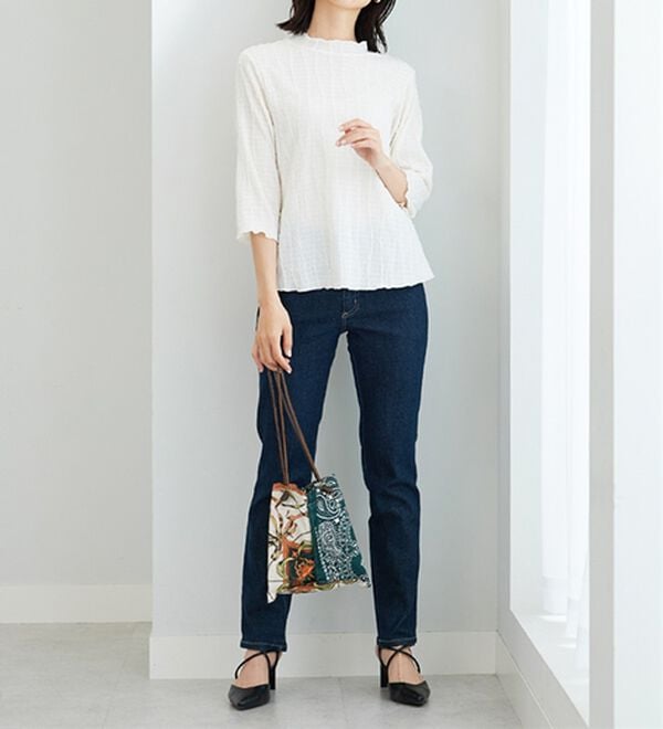 BELLUNA（ベルーナ）の「【2点セット】ジャカードプルオーバー＆ジャンスカセット（アンサンブル）」｜詳細画像