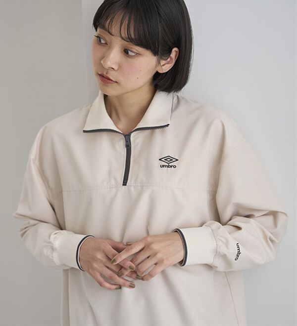 BELLUNA（ベルーナ）の「＜ｕｍｂｒｏ＞ハーフジッププルオーバー（カットソー）」｜詳細画像