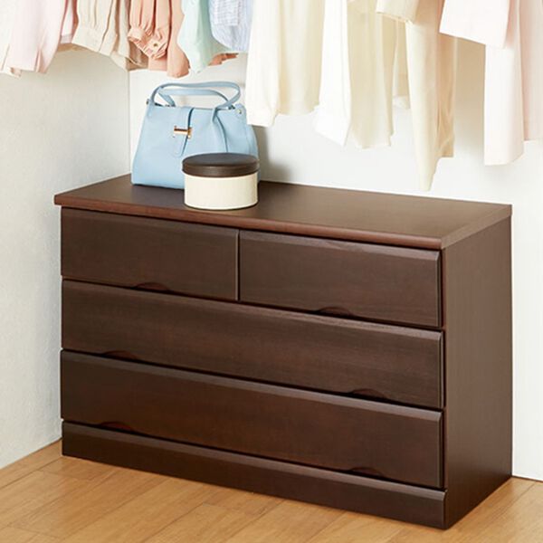 「日本製サイズが選べる天然木多サイズチェスト（衣類・布団収納）」｜詳細画像