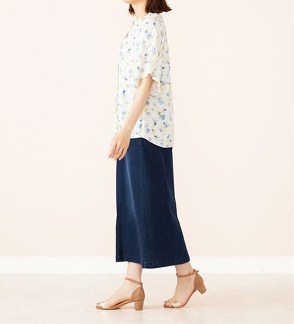 BELLUNA（ベルーナ）の「レーヨン素材袖フレアーブラウス（ブラウス）」｜詳細画像