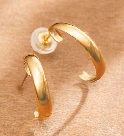 ルフラン（ルフラン）の「１８金フープ見えピアス（イヤリング・ピアス）」