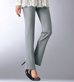 BELLUNA（ベルーナ）の「【裏起毛有無】ジャストフィットらくらくパンツ（フルレングスパンツ）」｜サックス