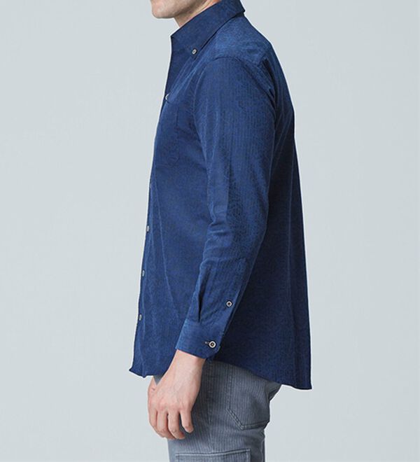 「綿１００％ソフトコーデュロイシャツ（メンズシャツ）」｜詳細画像