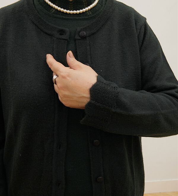 ルフラン（ルフラン）の「礼装用　濃黒ニットアンサンブル（アンサンブル）」｜詳細画像