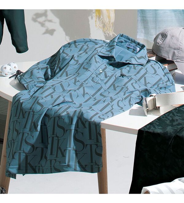 「＜ザ　ショップ　ティーケー＞接触冷感デザインポロシャツ（メンズポロシャツ）」｜詳細画像