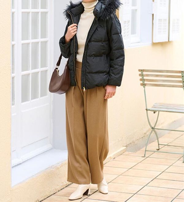 RANAN（ラナン）の「リアルファー付ダウンショートコート（ショートコート）」｜詳細画像