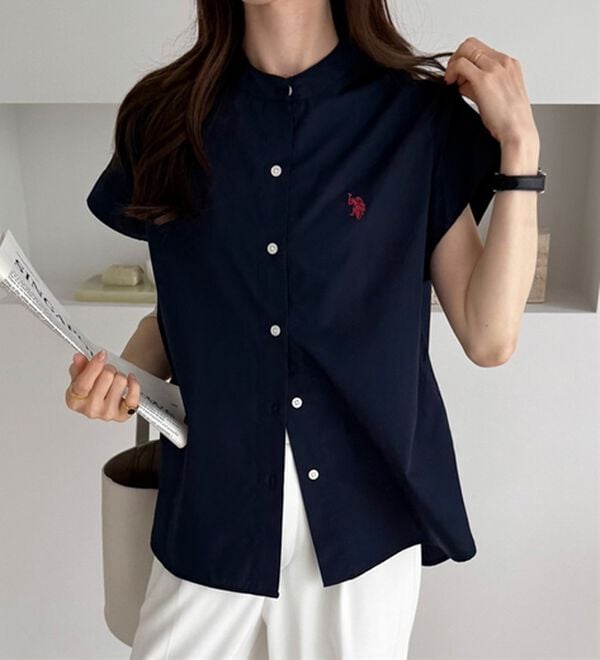 GeeRA（ジーラ）の「【ＵＳ．ＰＯＬＯ．ＡＳＳＮ】フレンチスリーブシャツ（シャツ）」｜詳細画像