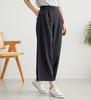 BELLUNA（ベルーナ）の「風通り抜ける！スースーワイドパンツ（ワイドパンツ・ガウチョ）」｜チャコール