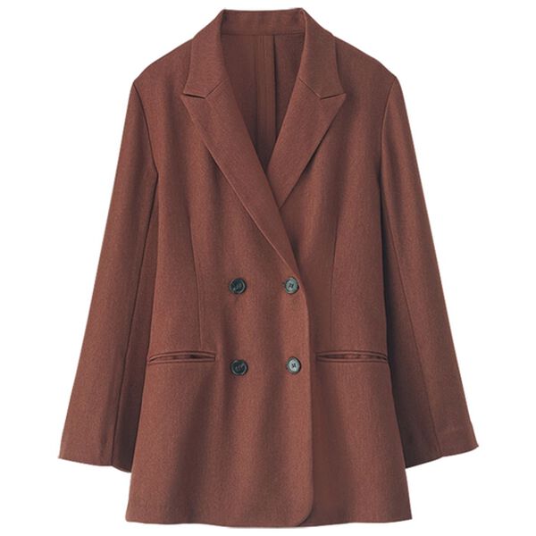 BELLUNA（ベルーナ）の「しわになりにくいウールライクジャケット（その他ジャケット）」｜ブラウン