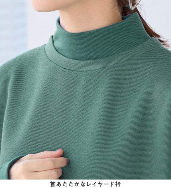 Viola e Viola（ヴィオラ エ ヴィオラ）の「あったかニットソーリブトップス（チュニック）」｜詳細画像