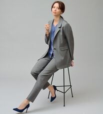 BELLUNA（ベルーナ）の「＜楽スタフィット＞シリーズ（ジャケット・パンツ・ベスト）（フルレングスパンツ）」