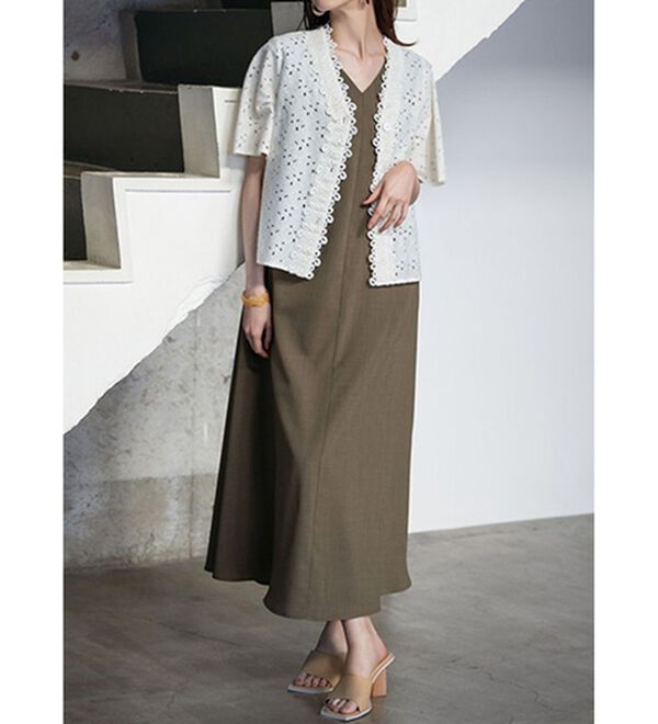 RANAN（ラナン）の「レースコンビブラウス（ブラウス）」｜詳細画像