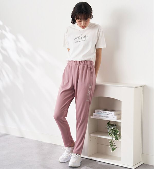 BELLUNA（ベルーナ）の「＜ＥＬＬＥ　Ａｃｔｉｖｅ＞ハニカムメッシュ素材ジャージパンツ（その他パンツ）」｜詳細画像