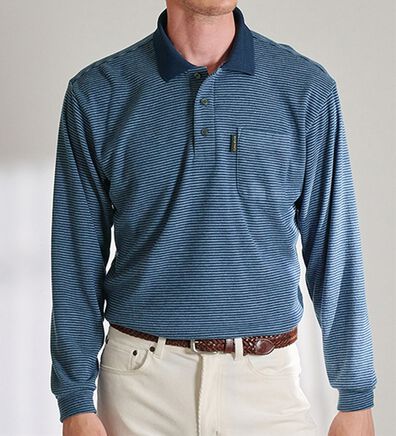 「日本製カシミヤタッチの大人ポロシャツ（メンズポロシャツ）」