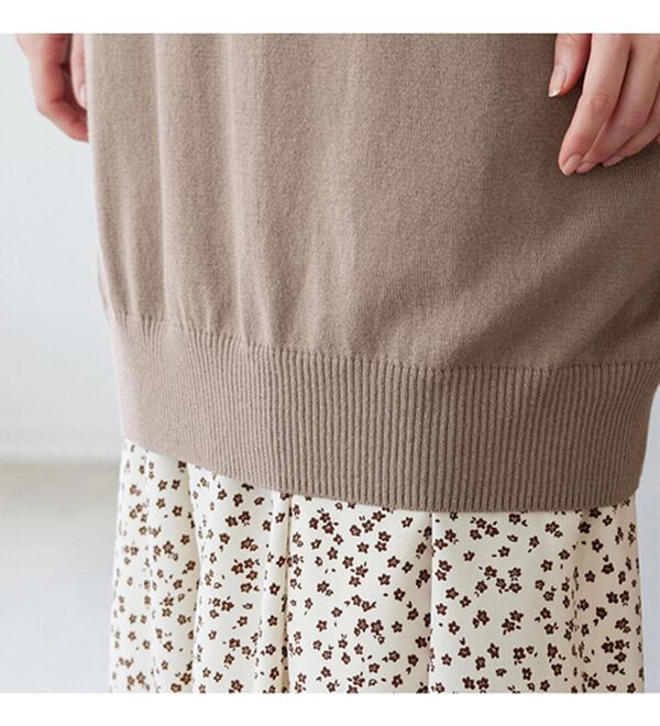 Viola e Viola（ヴィオラ エ ヴィオラ）の「【静電気防止】綿１００％ゆるチュニック（チュニック）」｜詳細画像