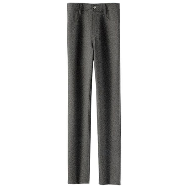 BELLUNA（ベルーナ）の「なめらかボンディング素材美脚ストレートパンツ（フルレングスパンツ）」｜杢チャコール