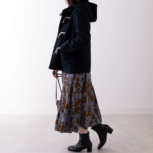 BELLUNA（ベルーナ）の「ウール調素材ダッフルコート（ショートコート）」｜詳細画像