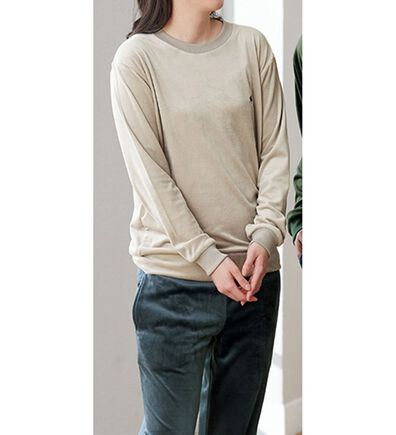 「＜ポロ・ビーシーエス＞なめらかベロアタッチストレッチＴスーツ（メンズルームウェア）」