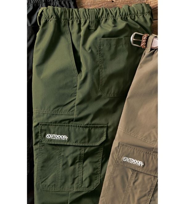 「＜アウトドアプロダクツ＞年間定番イージーカーゴパンツ（メンズフルレングスパンツ）」｜カーキ