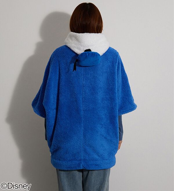 BELLUNA（ベルーナ）の「＜Ｄｉｓｎｅｙ＞【ドナルドダック】両面ボアポンチョ（パジャマ・ルームウェア）」｜詳細画像