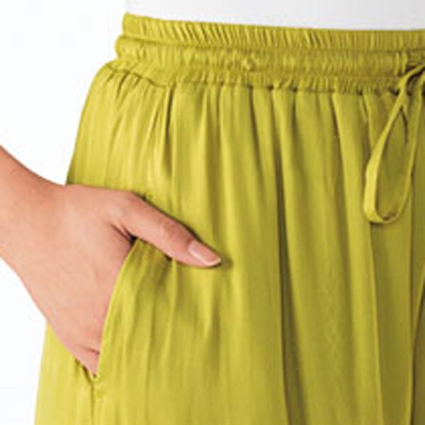 BELLUNA（ベルーナ）の「上品サテン素材ワイドパンツ（ワイドパンツ・ガウチョ）」｜詳細画像