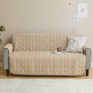 iellio（イエリオ）の「綿１００％タオル地ソファカバー（ソファーカバー）」｜モカブラウン